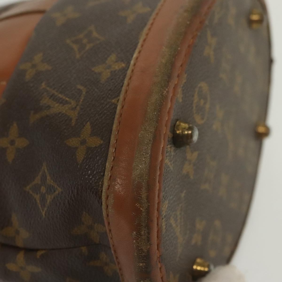 LOUIS VUITTON Monogram Bucket PM Shoulder Bag USA limited M42238 LV Auth 139506