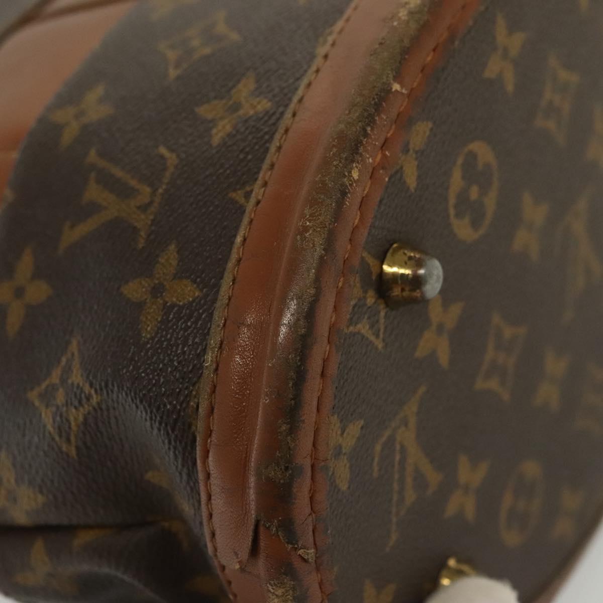 LOUIS VUITTON Monogram Bucket PM Shoulder Bag USA limited M42238 LV Auth 139506