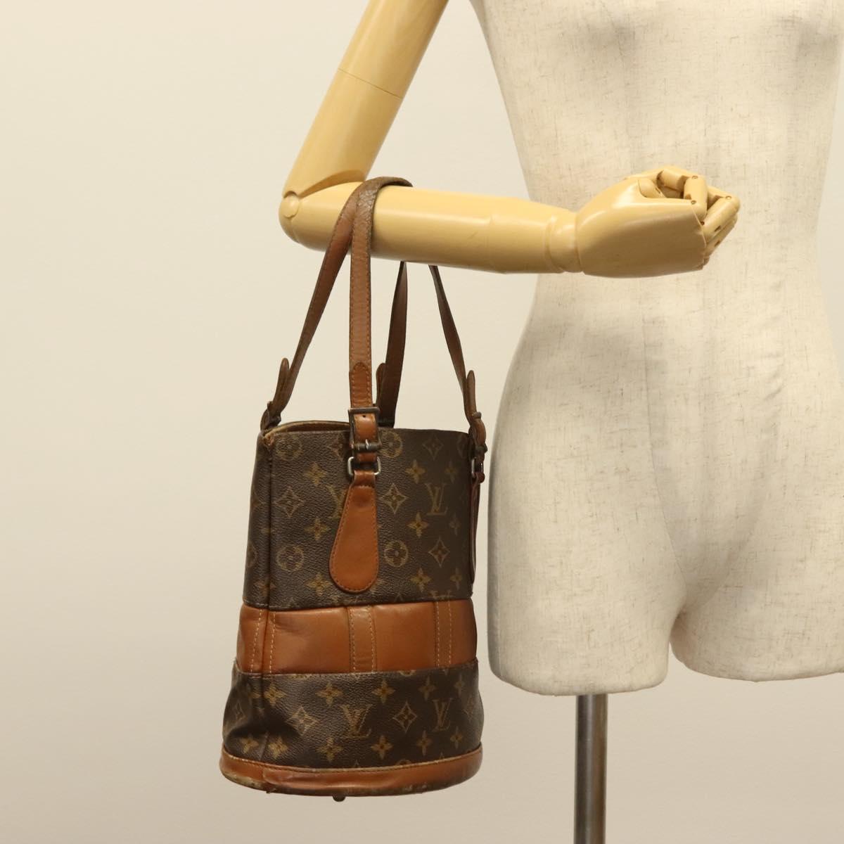 LOUIS VUITTON Monogram Bucket PM Shoulder Bag USA limited M42238 LV Auth 139506