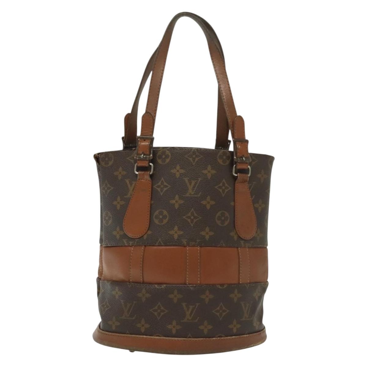LOUIS VUITTON Monogram Bucket PM Shoulder Bag USA limited M42238 LV Auth 139506