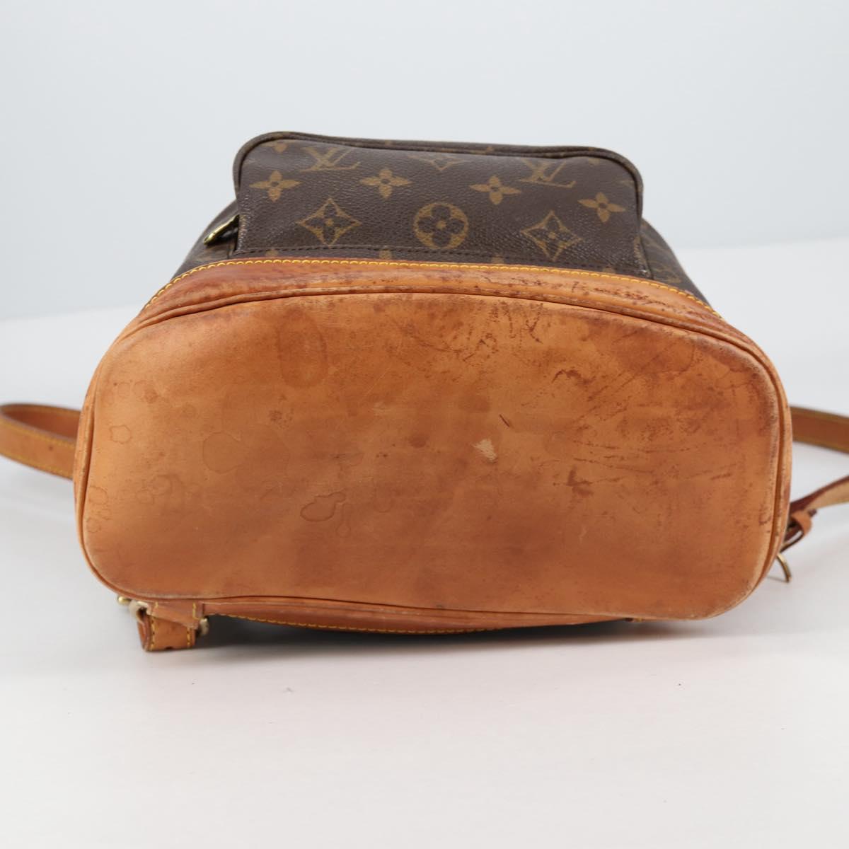 LOUIS VUITTON Monogram Montsouris MM Backpack M51136 LV Auth 139512