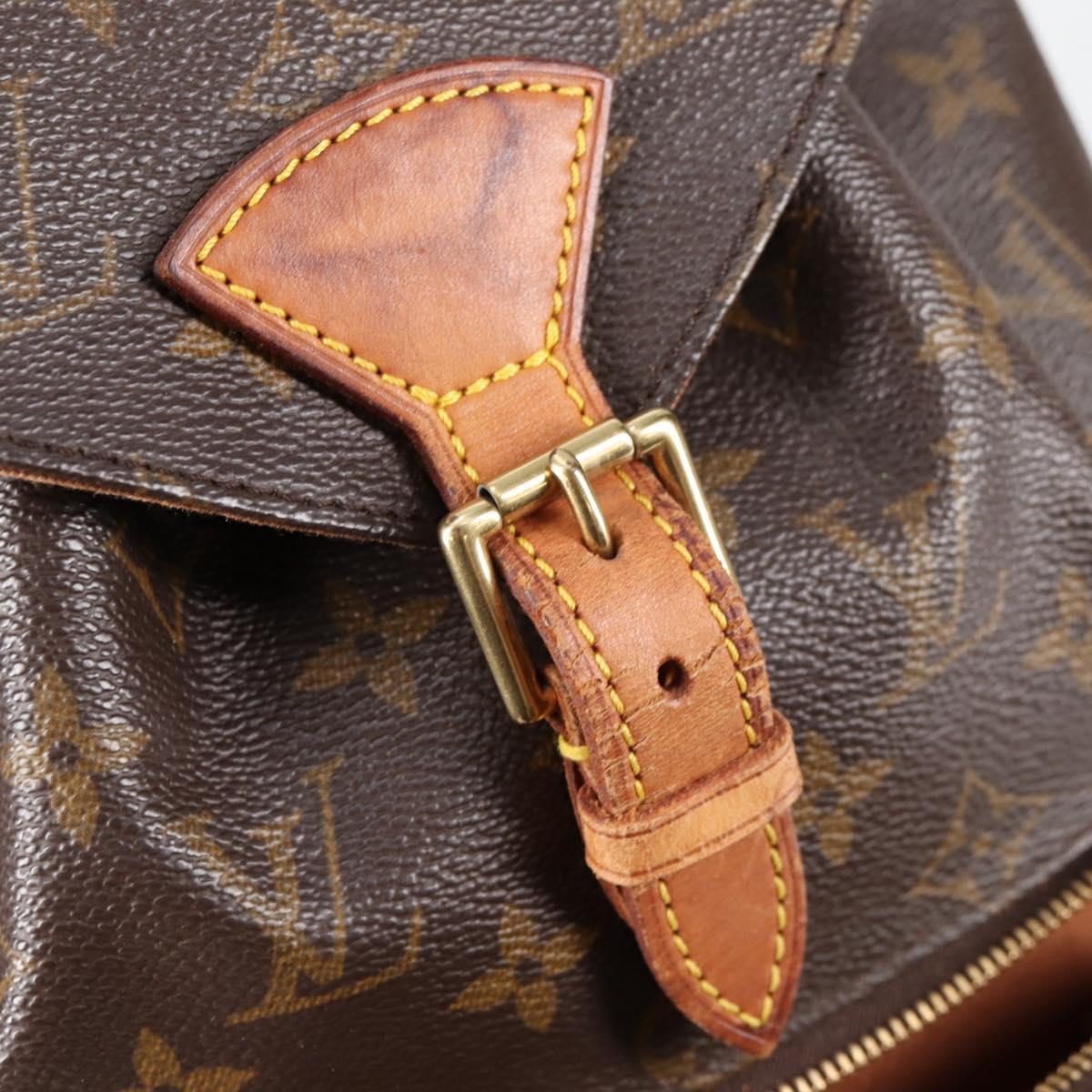 LOUIS VUITTON Monogram Montsouris MM Backpack M51136 LV Auth 139512