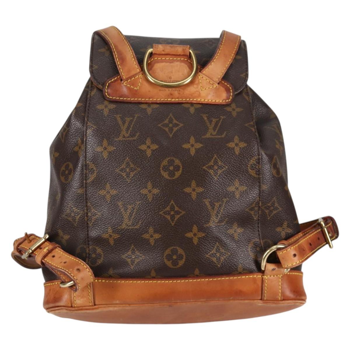 LOUIS VUITTON Monogram Montsouris MM Backpack M51136 LV Auth 139512