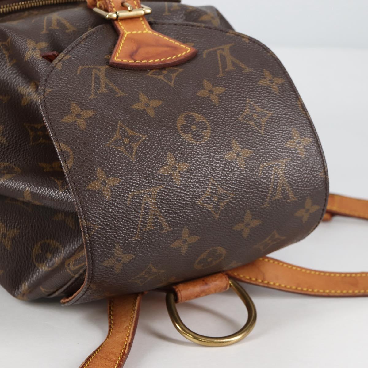 LOUIS VUITTON Monogram Montsouris MM Backpack M51136 LV Auth 139512