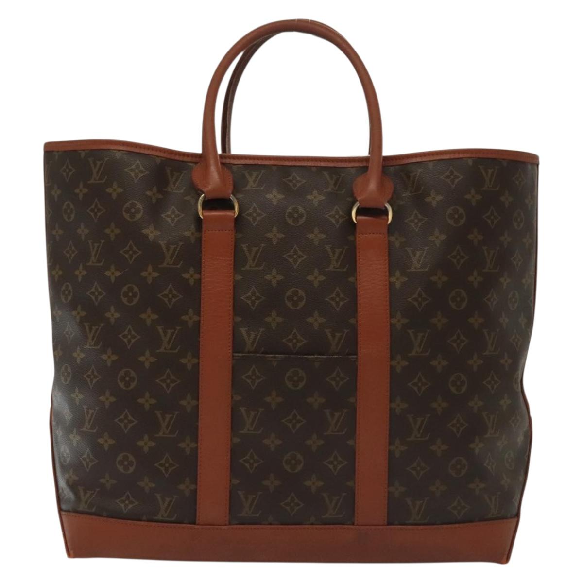 LOUIS VUITTON Monogram Sac Weekend GM Tote Bag M42420 LV Auth 139515