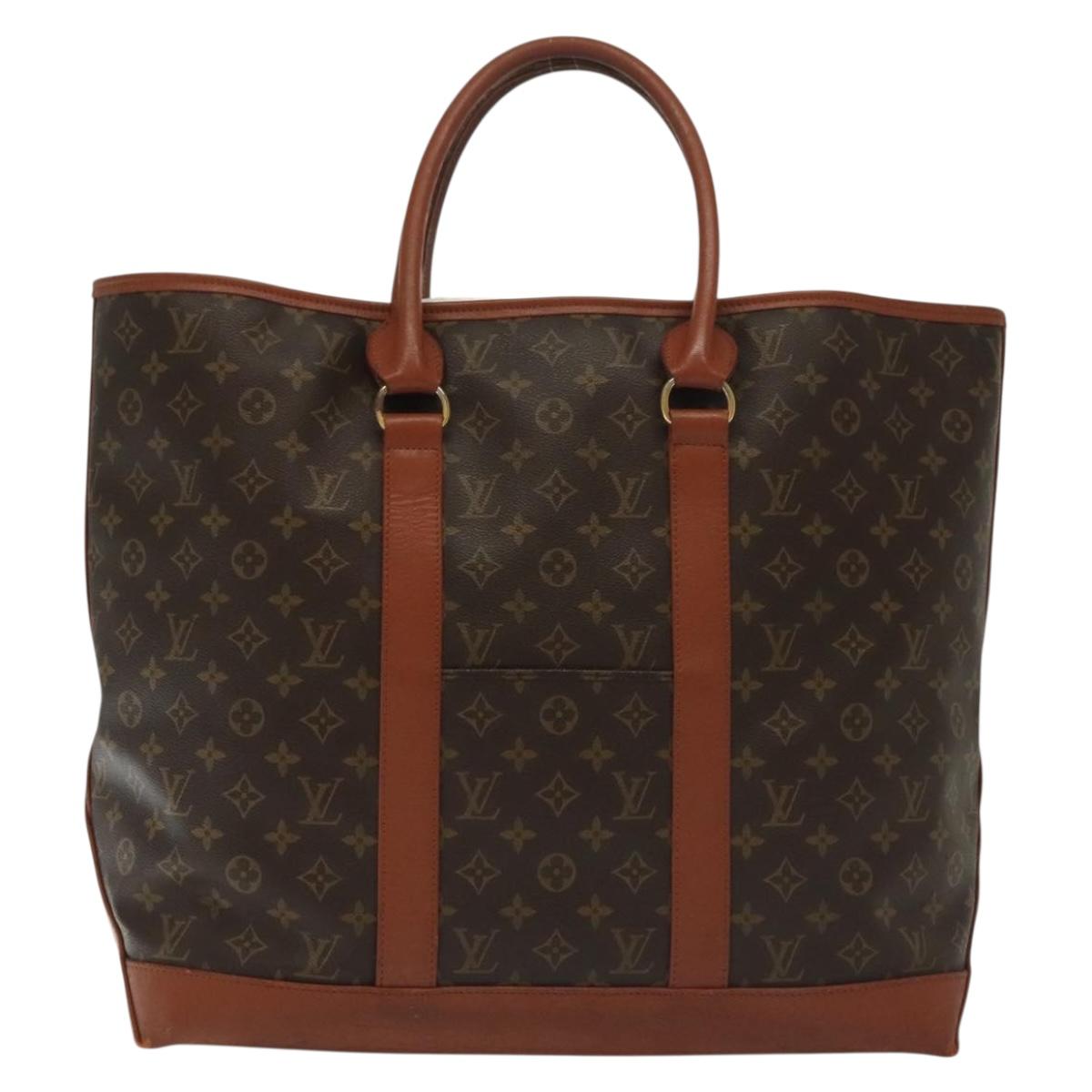 LOUIS VUITTON Monogram Sac Weekend GM Tote Bag M42420 LV Auth 139515