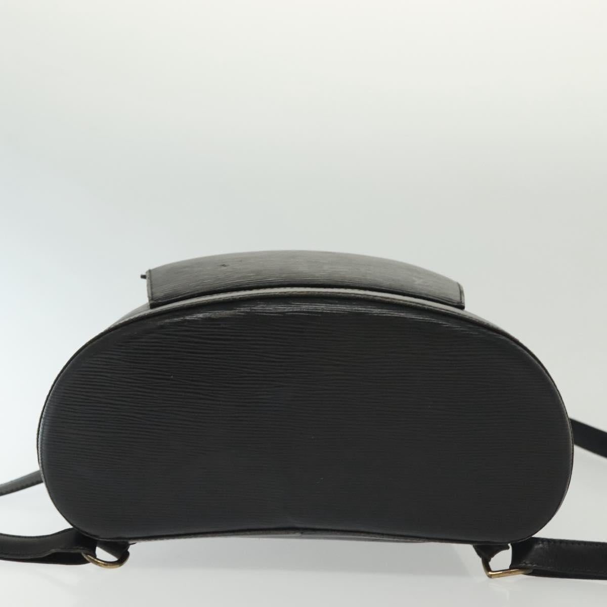 LOUIS VUITTON Epi Gobelins Backpack Black M52292 LV Auth 139517
