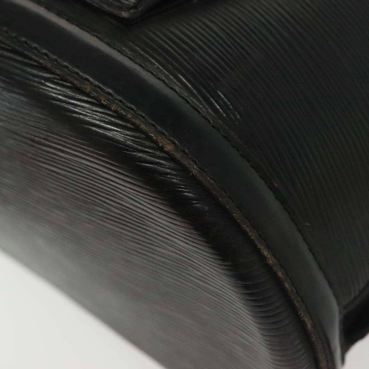 LOUIS VUITTON Epi Gobelins Backpack Black M52292 LV Auth 139517