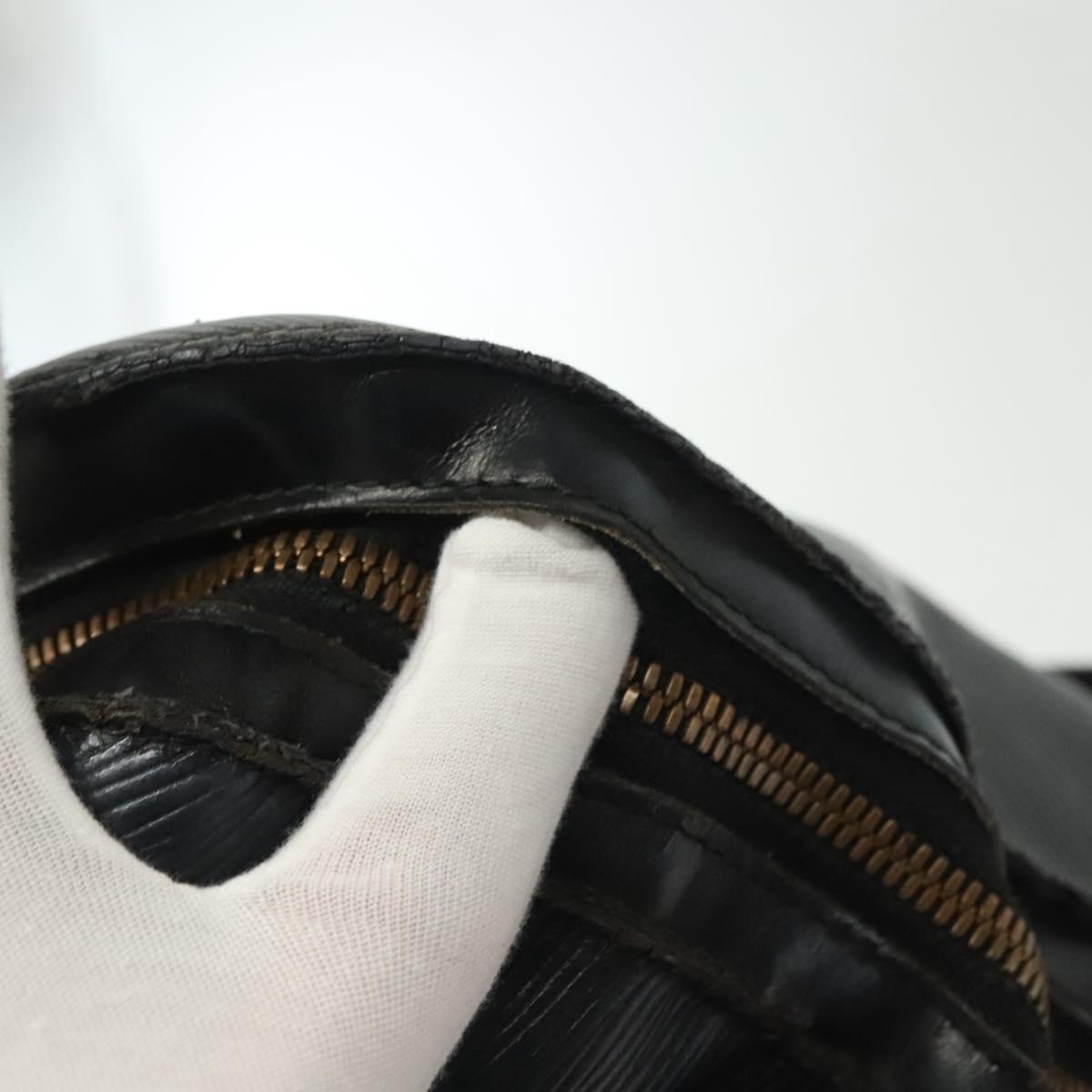 LOUIS VUITTON Epi Gobelins Backpack Black M52292 LV Auth 139517