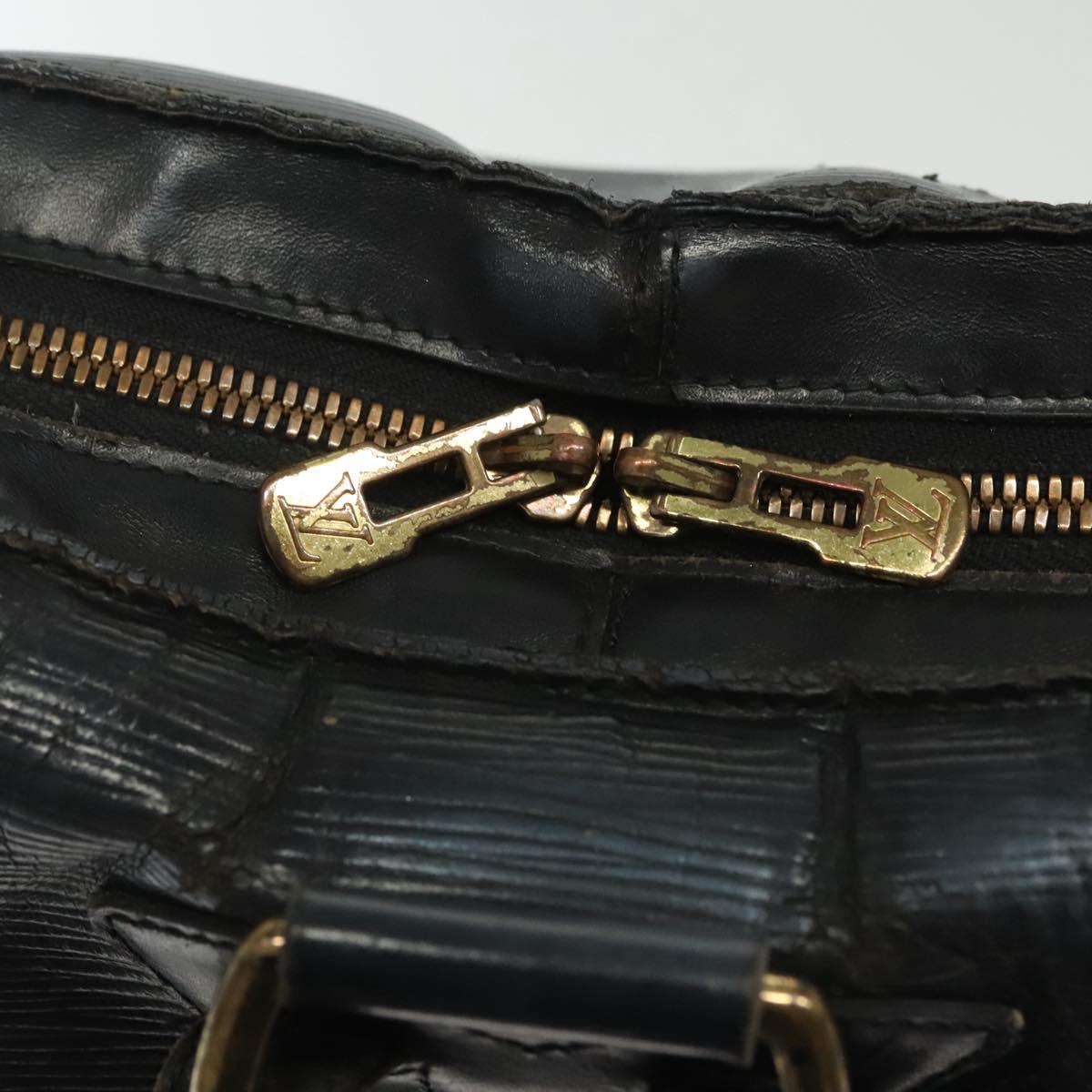 LOUIS VUITTON Epi Gobelins Backpack Black M52292 LV Auth 139517