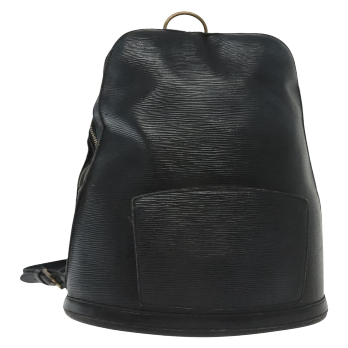 LOUIS VUITTON Epi Gobelins Backpack Black M52292 LV Auth 139517