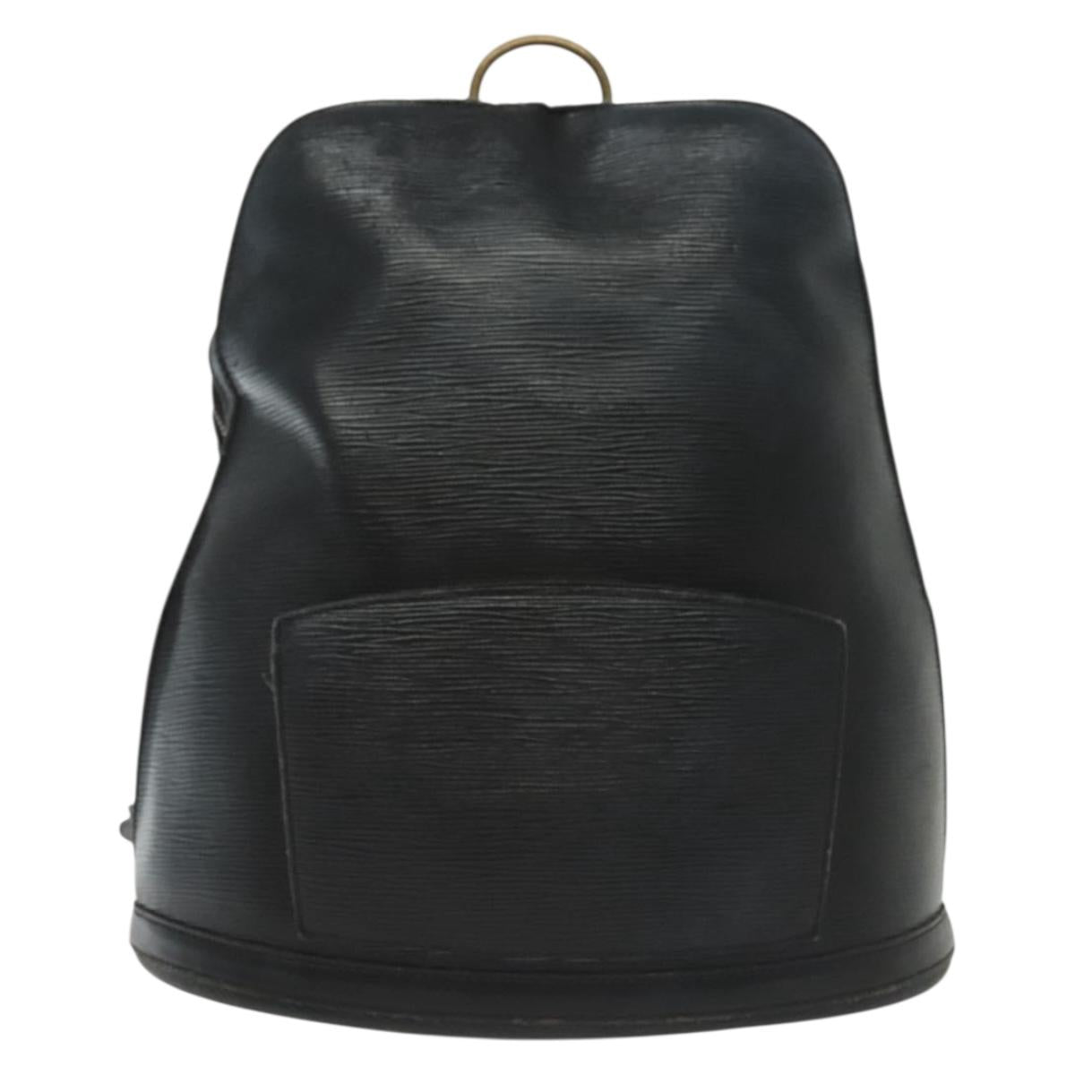 LOUIS VUITTON Epi Gobelins Backpack Black M52292 LV Auth 139517