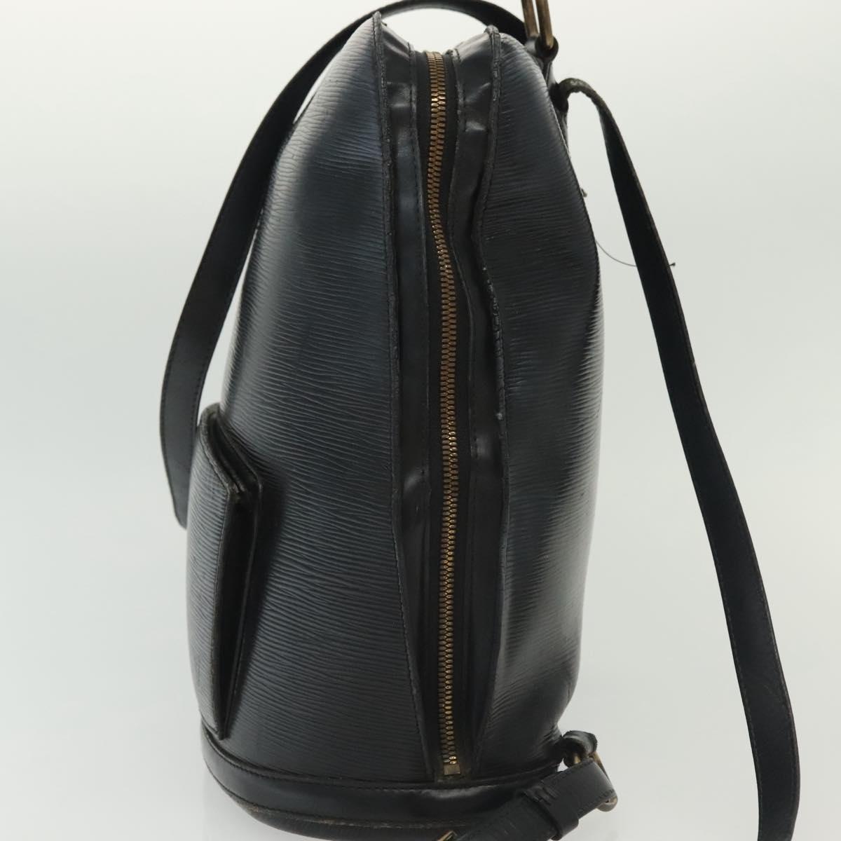 LOUIS VUITTON Epi Gobelins Backpack Black M52292 LV Auth 139517