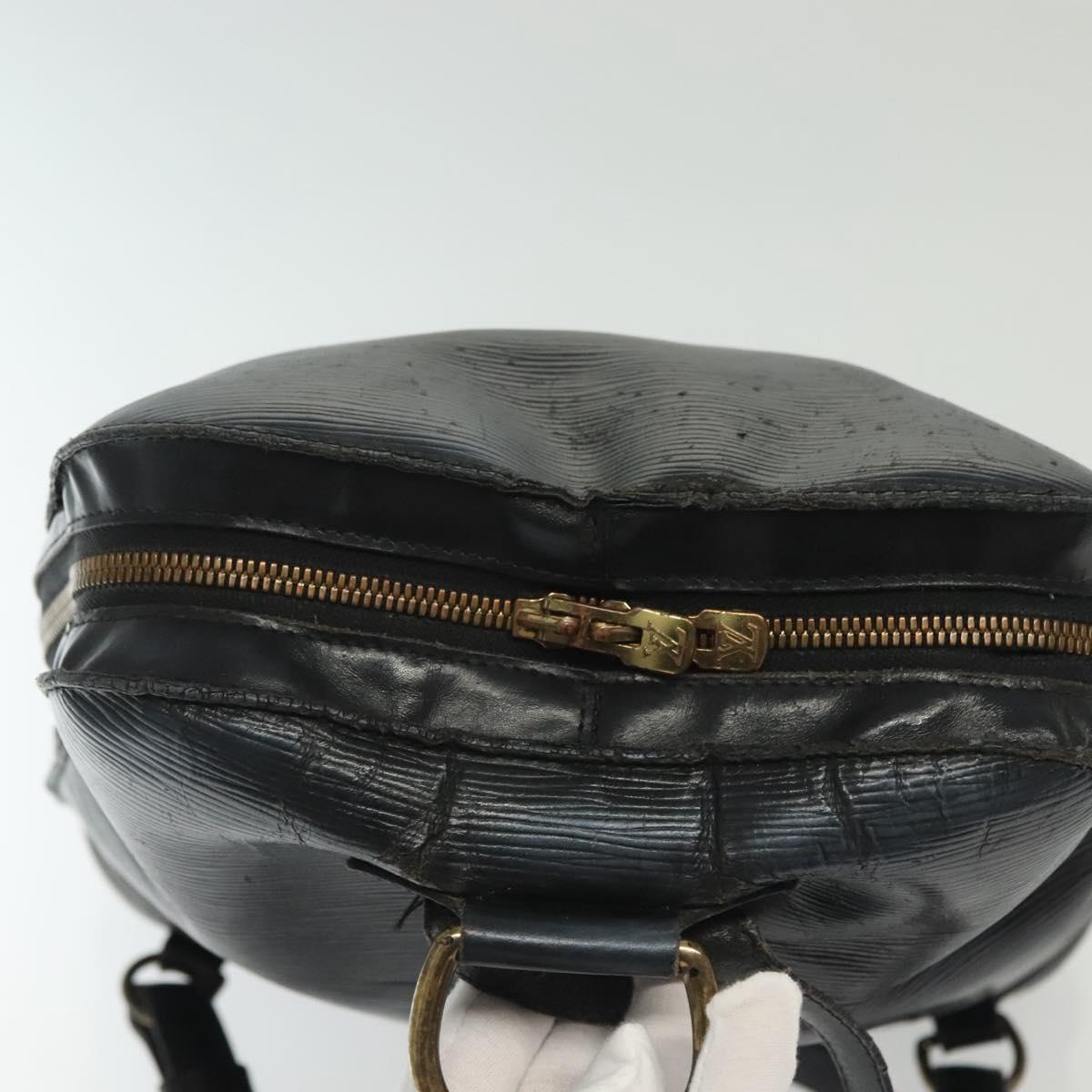LOUIS VUITTON Epi Gobelins Backpack Black M52292 LV Auth 139517