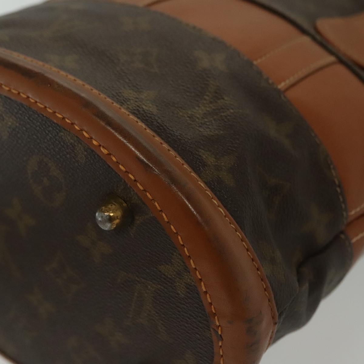 LOUIS VUITTON Monogram Bucket PM Shoulder Bag USA limited M42238 LV Auth 139550