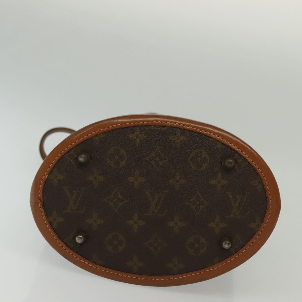 LOUIS VUITTON Monogram Bucket PM Shoulder Bag USA limited M42238 LV Auth 139550