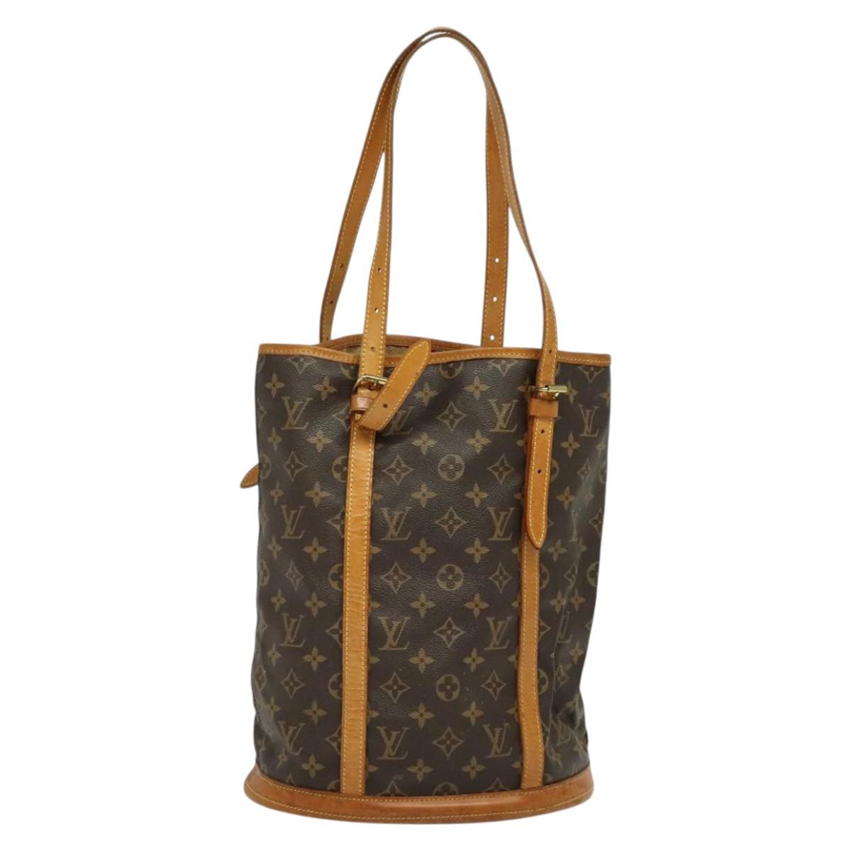 LOUIS VUITTON Monogram Bucket GM Shoulder Bag M42236 LV Auth 139551