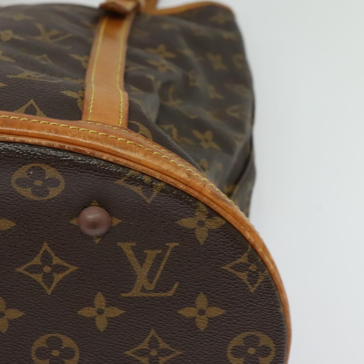 LOUIS VUITTON Monogram Bucket GM Shoulder Bag M42236 LV Auth 139551