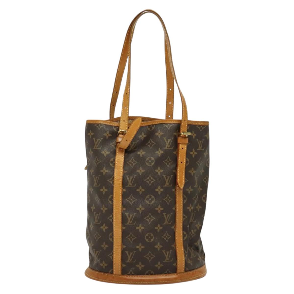 LOUIS VUITTON Monogram Bucket GM Shoulder Bag M42236 LV Auth 139551