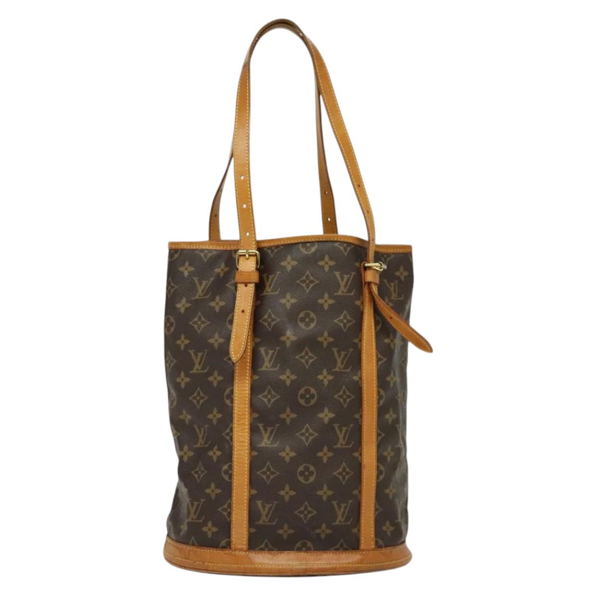 LOUIS VUITTON Monogram Bucket GM Shoulder Bag M42236 LV Auth 139551
