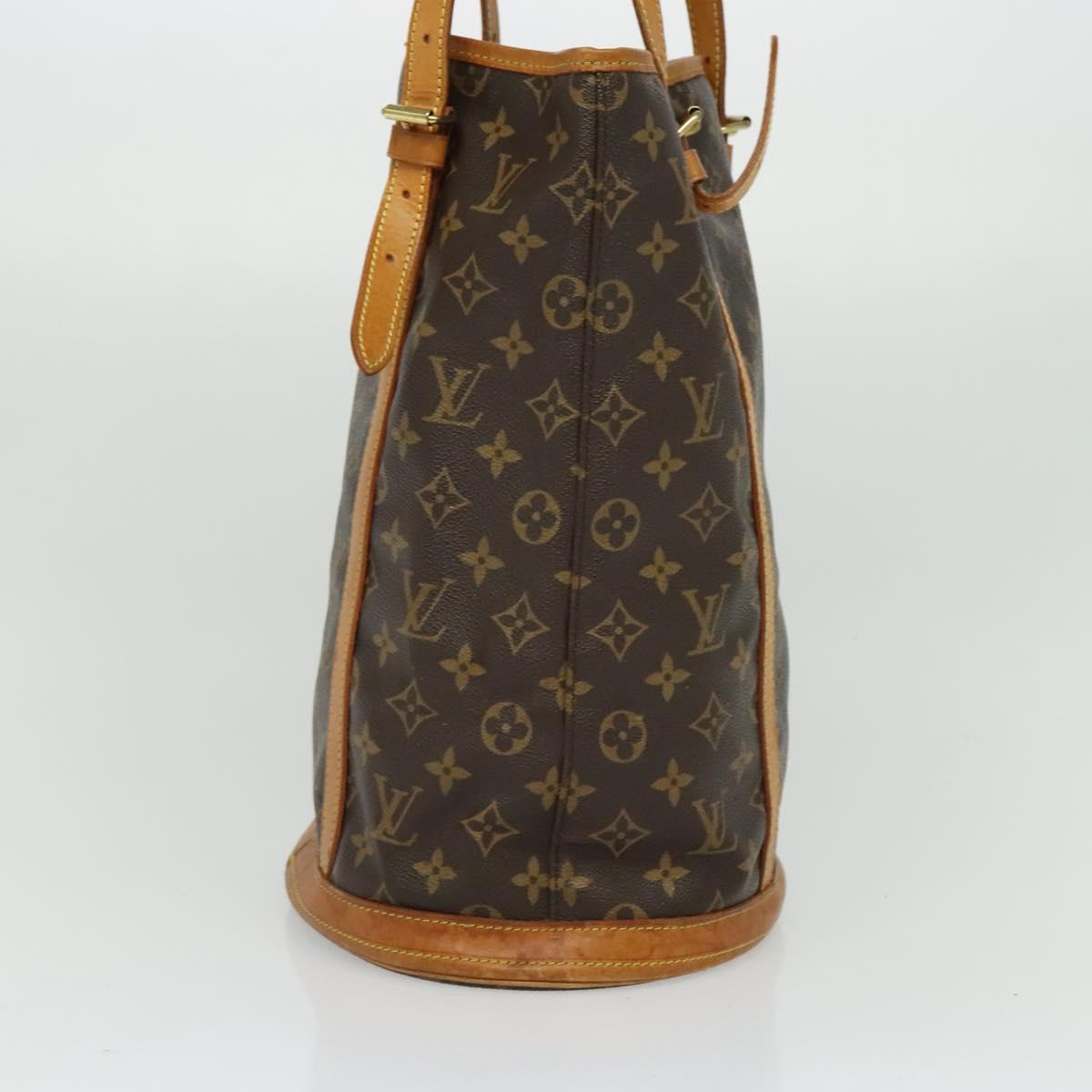 LOUIS VUITTON Monogram Bucket GM Shoulder Bag M42236 LV Auth 139551