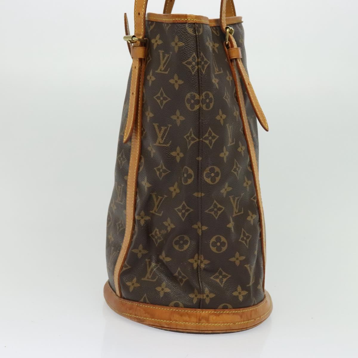LOUIS VUITTON Monogram Bucket GM Shoulder Bag M42236 LV Auth 139551