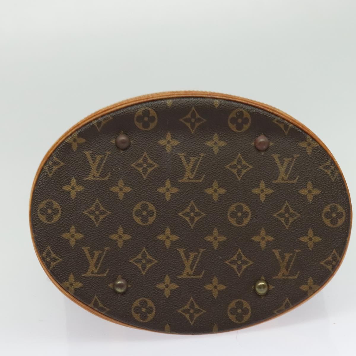 LOUIS VUITTON Monogram Bucket GM Shoulder Bag M42236 LV Auth 139551