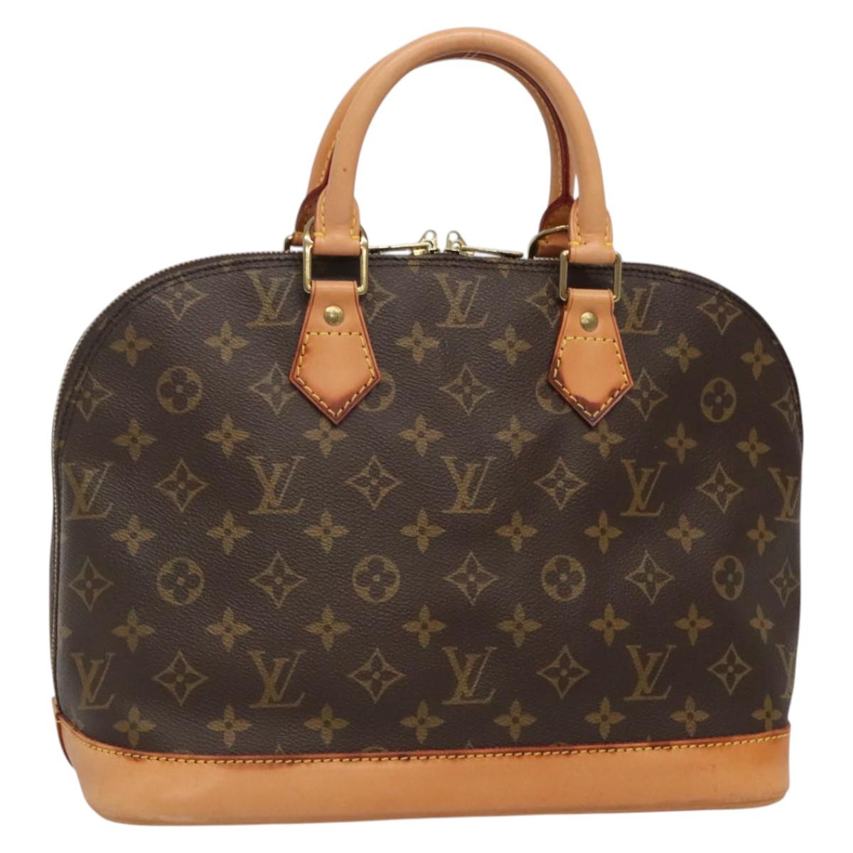 LOUIS VUITTON Monogram Alma Hand Bag M51130 LV Auth 139554