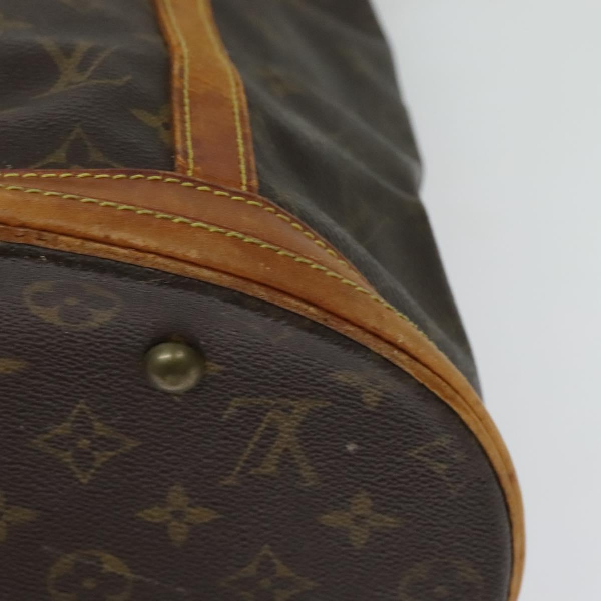 LOUIS VUITTON Monogram Bucket GM Shoulder Bag M42236 LV Auth 139561