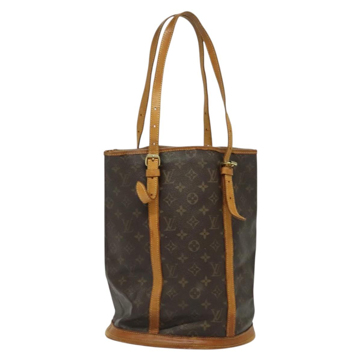 LOUIS VUITTON Monogram Bucket GM Shoulder Bag M42236 LV Auth 139561