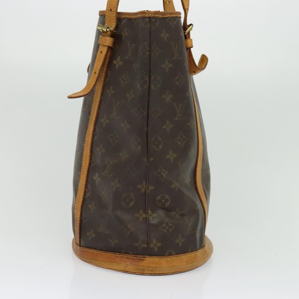 LOUIS VUITTON Monogram Bucket GM Shoulder Bag M42236 LV Auth 139561