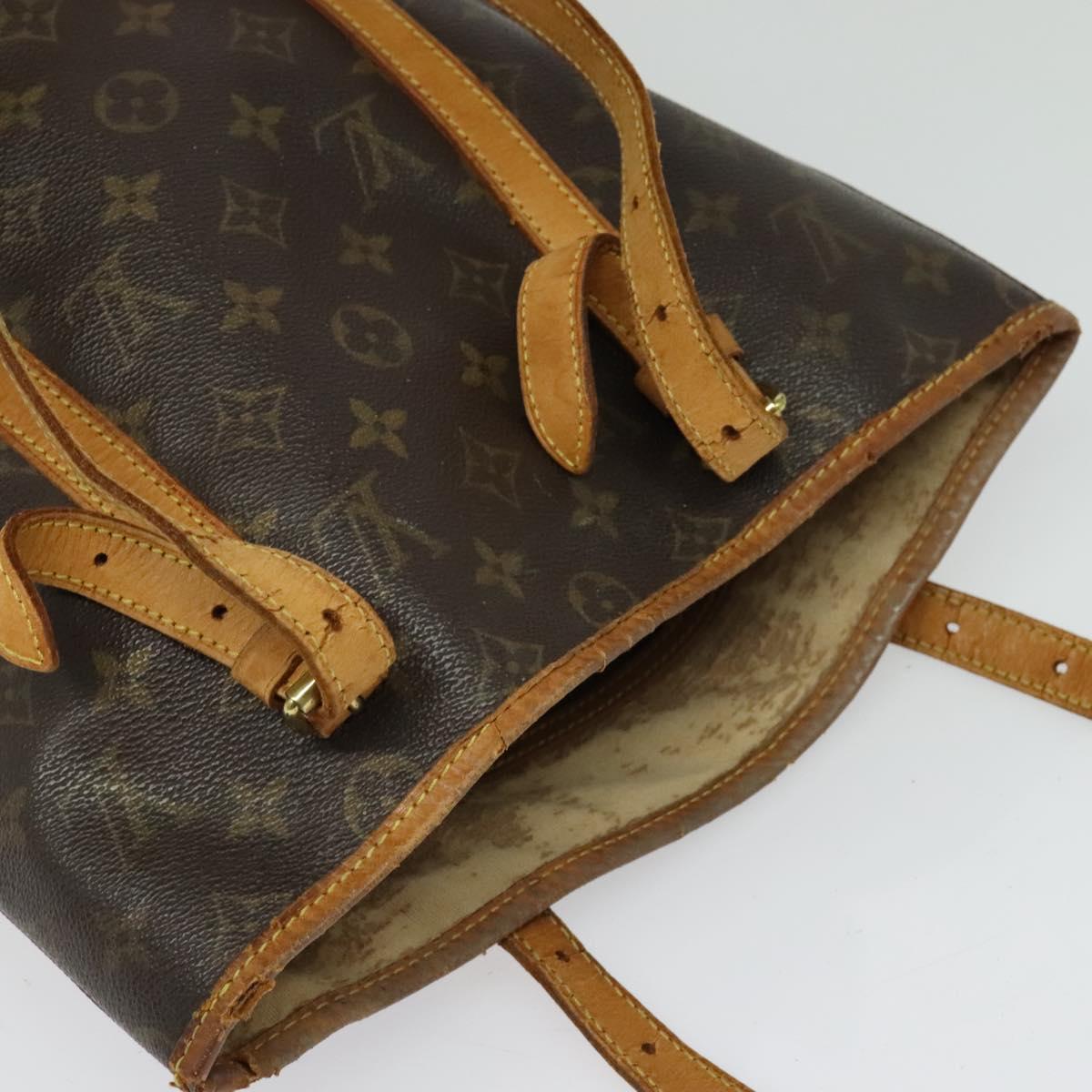 LOUIS VUITTON Monogram Bucket GM Shoulder Bag M42236 LV Auth 139561