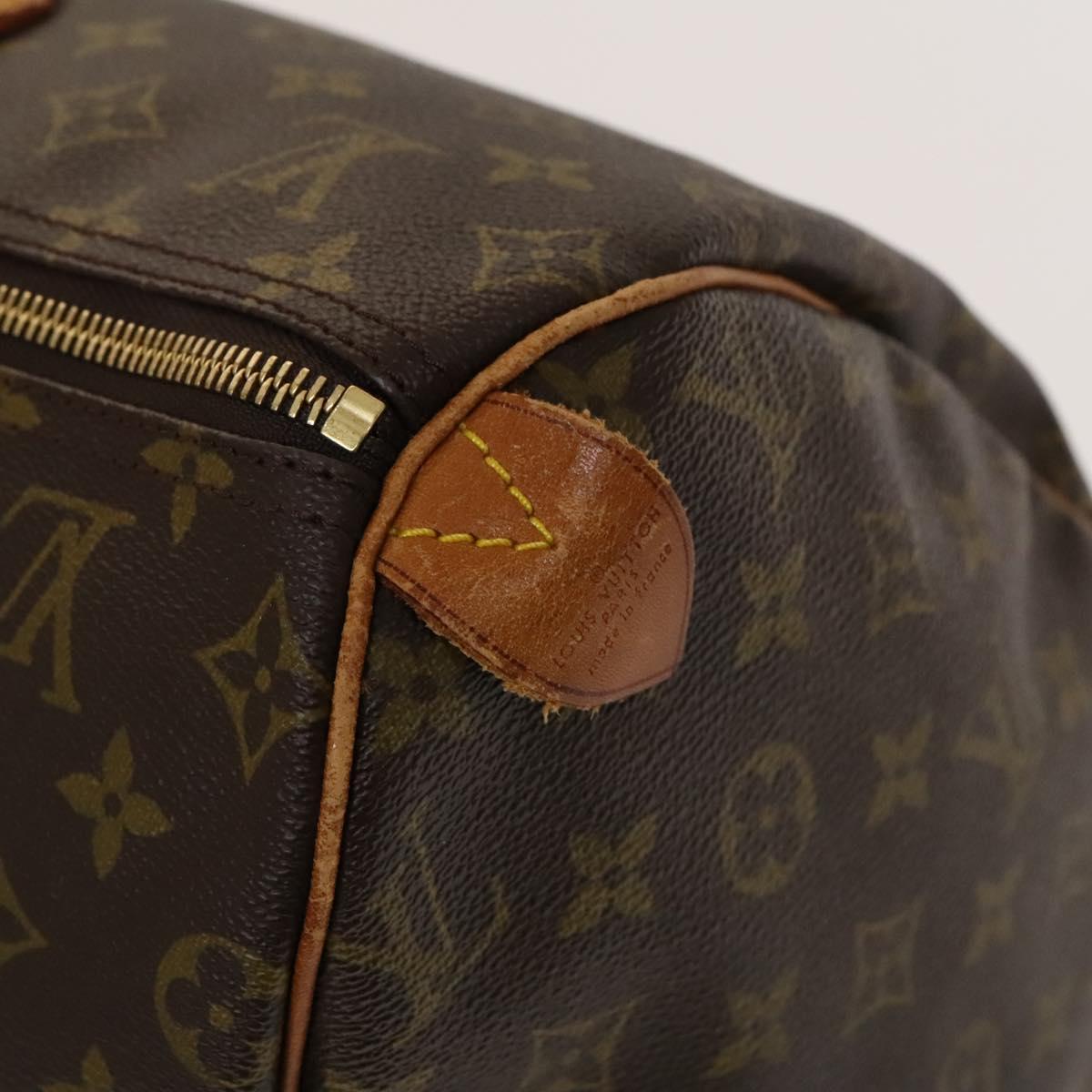 LOUIS VUITTON Monogram Speedy 40 Hand Bag M41522 LV Auth 139568