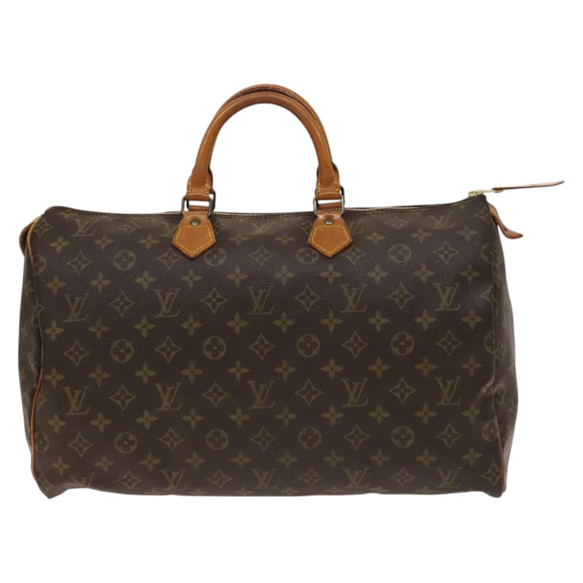 LOUIS VUITTON Monogram Speedy 40 Hand Bag M41522 LV Auth 139568
