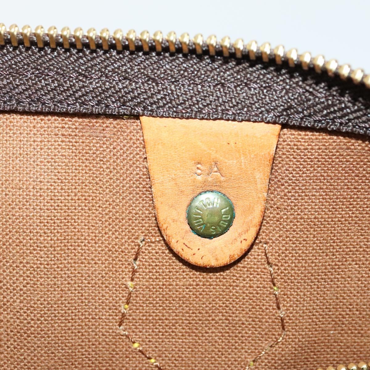 LOUIS VUITTON Monogram Speedy 40 Hand Bag M41522 LV Auth 139568