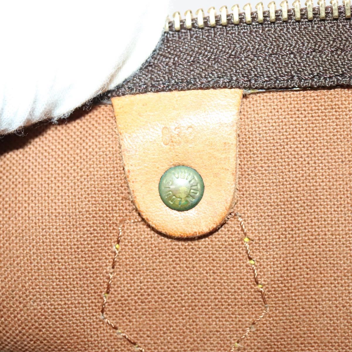 LOUIS VUITTON Monogram Speedy 40 Hand Bag M41522 LV Auth 139568