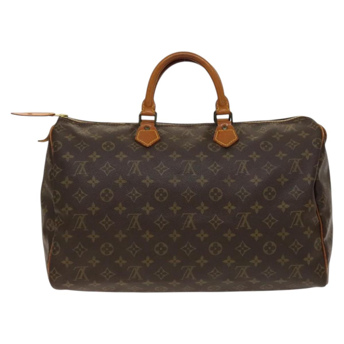 LOUIS VUITTON Monogram Speedy 40 Hand Bag M41522 LV Auth 139568