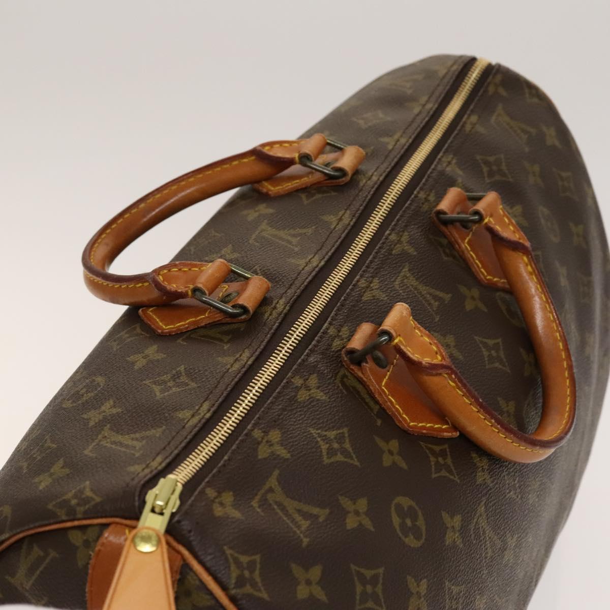 LOUIS VUITTON Monogram Speedy 40 Hand Bag M41522 LV Auth 139568