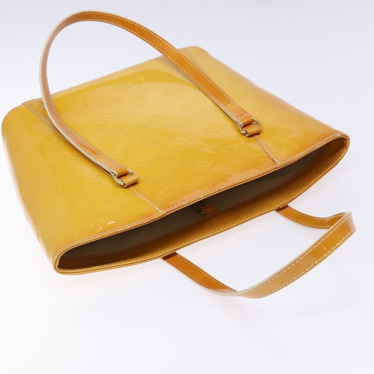 LOUIS VUITTON Monogram Vernis Avalon MM Tote Bag Broncorail M91743 Auth 139580