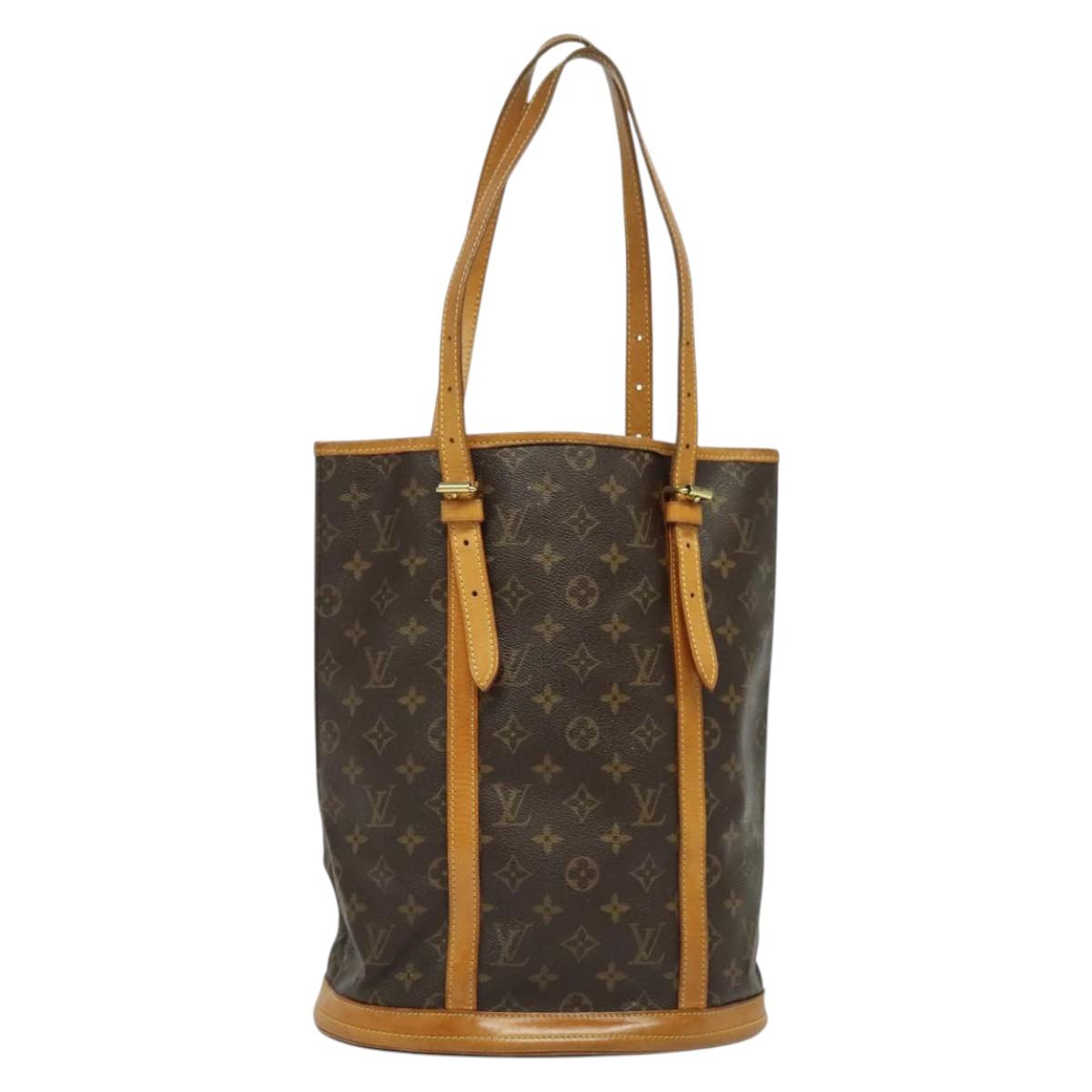 LOUIS VUITTON Monogram Bucket GM Shoulder Bag M42236 LV Auth 139588