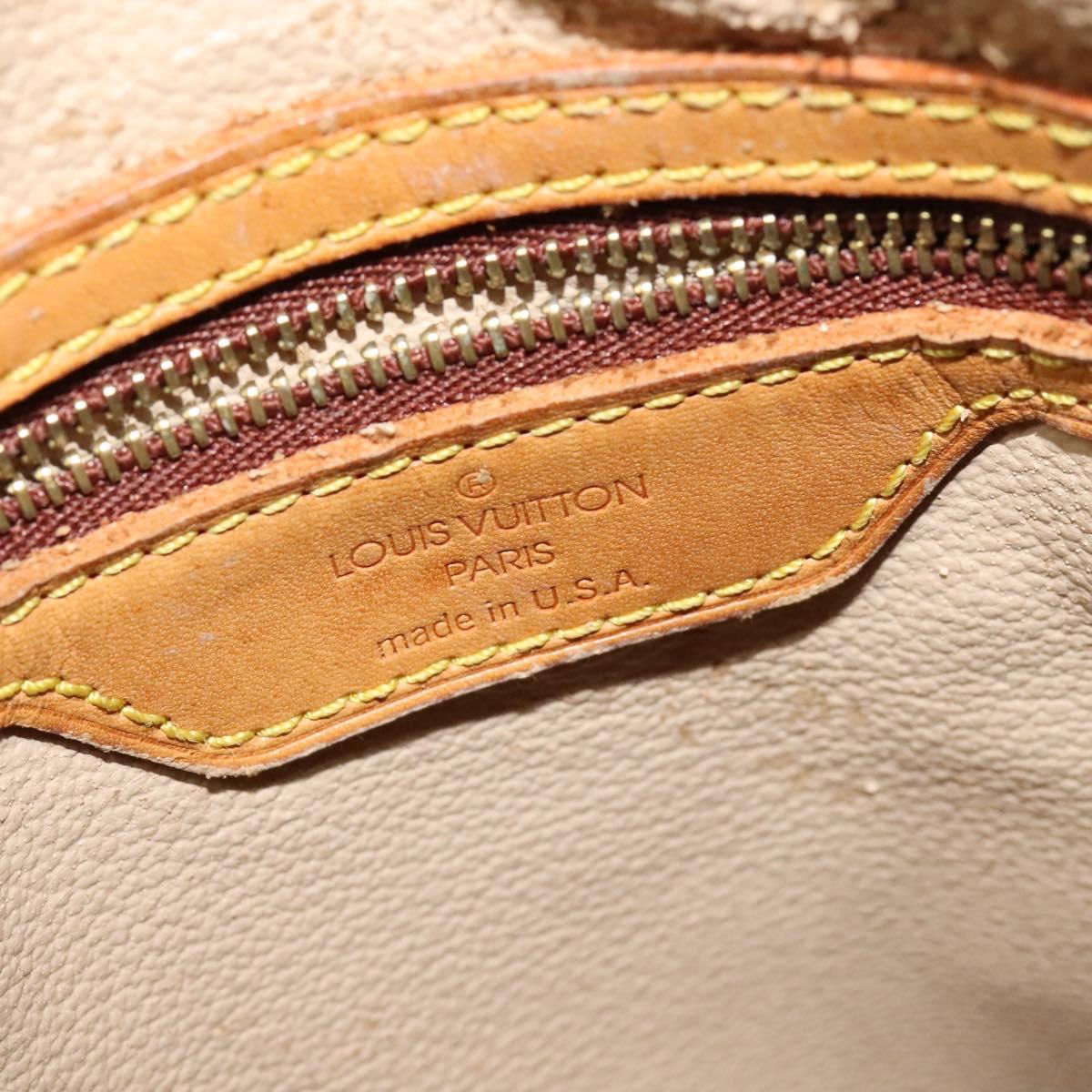 LOUIS VUITTON Monogram Bucket GM Shoulder Bag M42236 LV Auth 139588