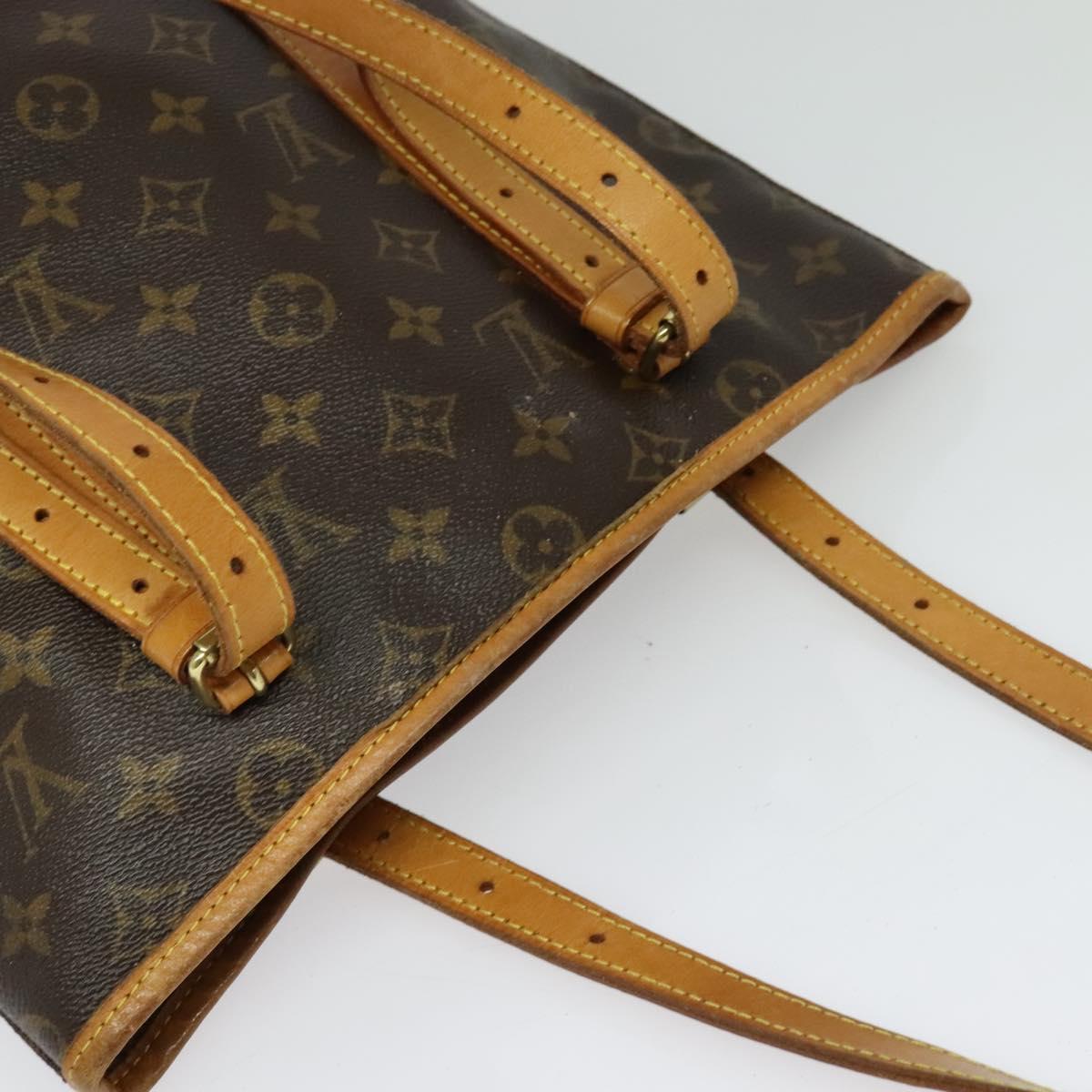 LOUIS VUITTON Monogram Bucket GM Shoulder Bag M42236 LV Auth 139588