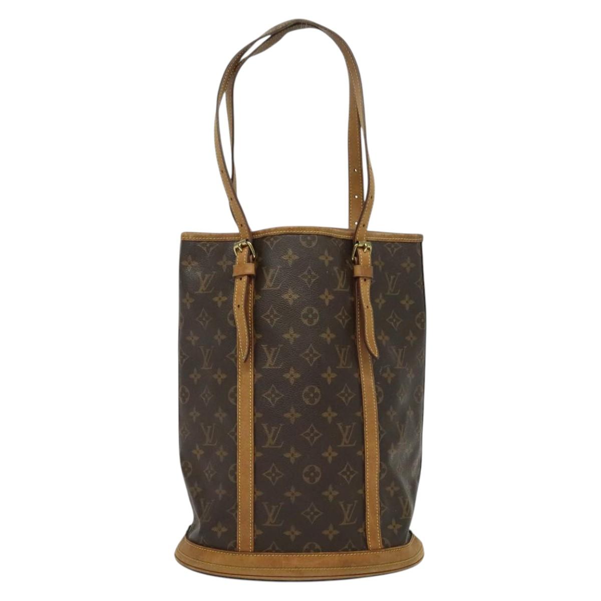 LOUIS VUITTON Monogram Bucket GM Shoulder Bag M42236 LV Auth 139589