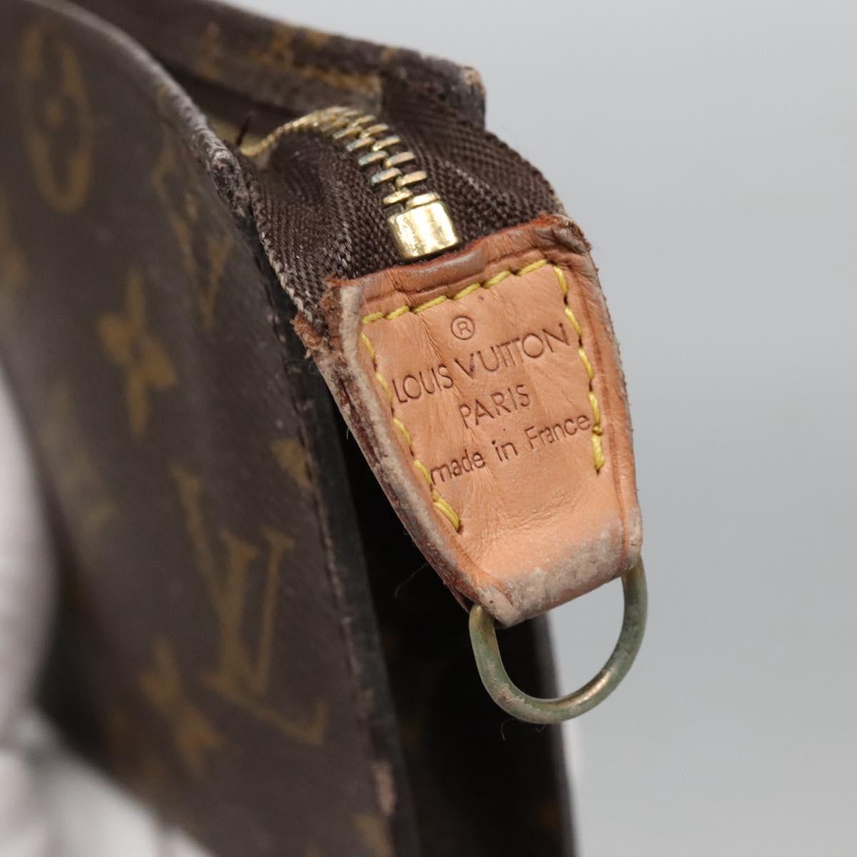 LOUIS VUITTON Monogram Bucket GM Accessory Pouch LV Auth 139590