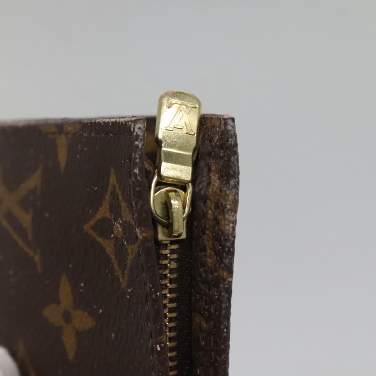 LOUIS VUITTON Monogram Bucket GM Accessory Pouch LV Auth 139590