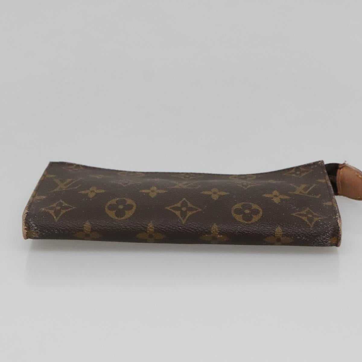 LOUIS VUITTON Monogram Bucket GM Accessory Pouch LV Auth 139590