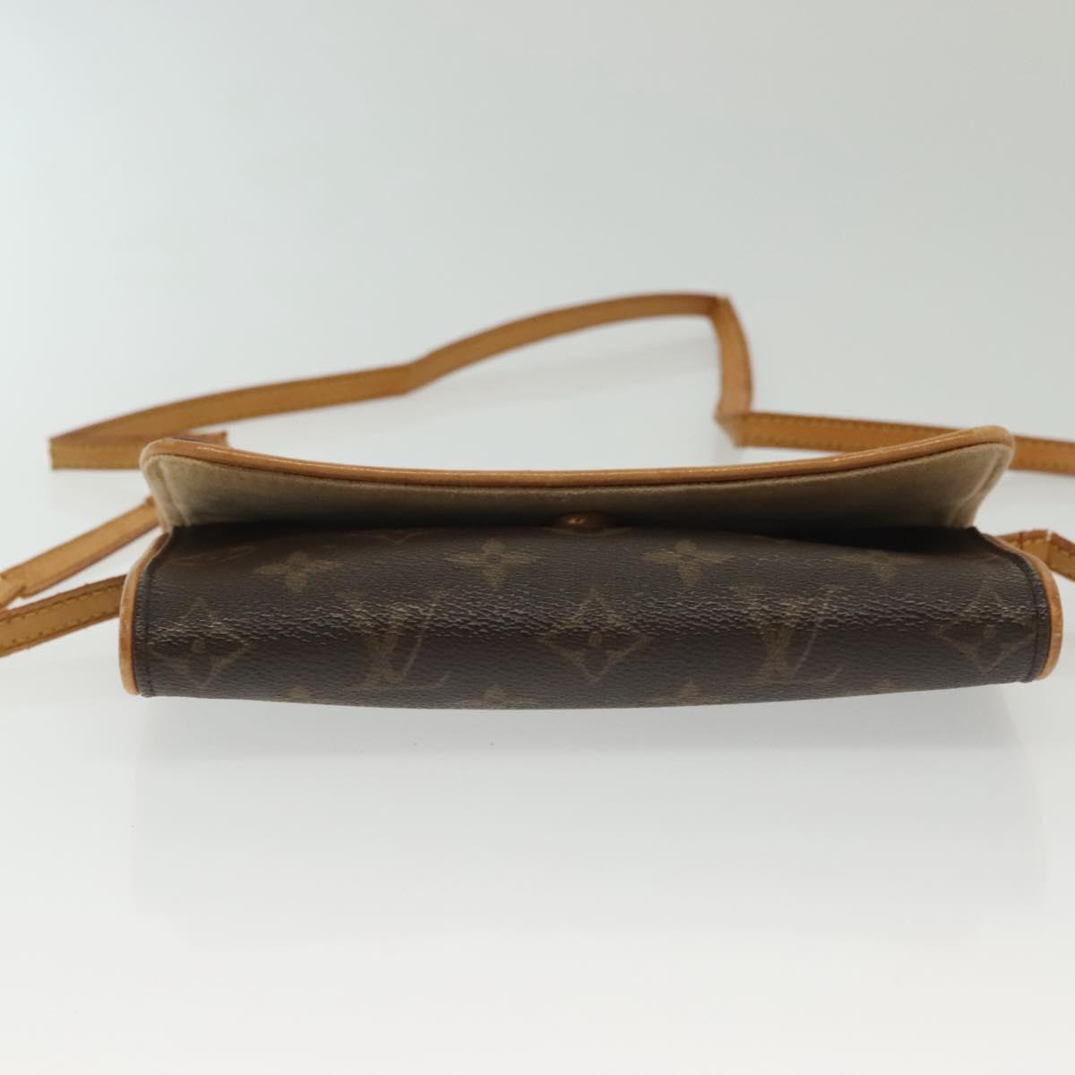 LOUIS VUITTON Monogram Pochette Twin PM Shoulder Bag M51854 LV Auth 139597