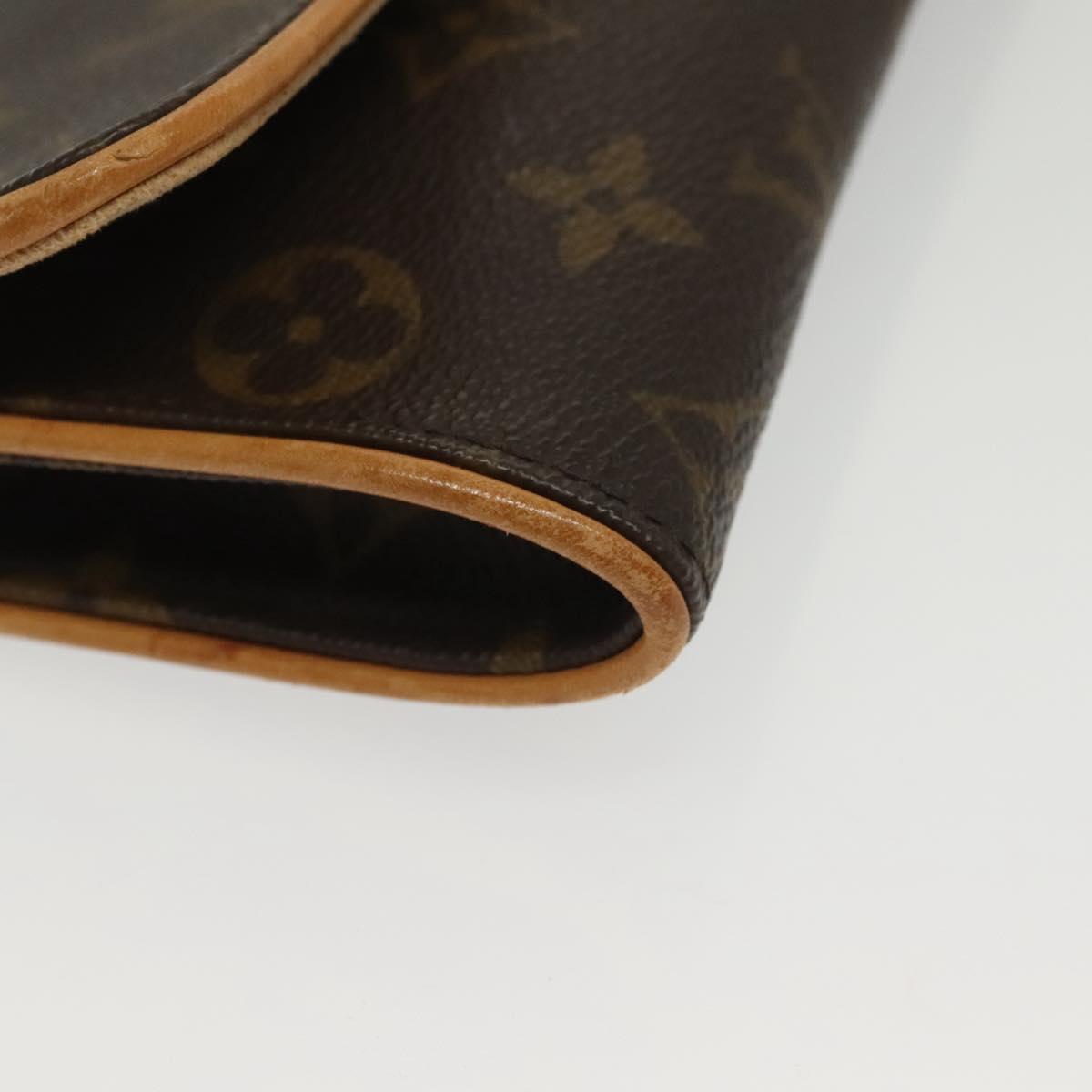 LOUIS VUITTON Monogram Pochette Twin PM Shoulder Bag M51854 LV Auth 139597