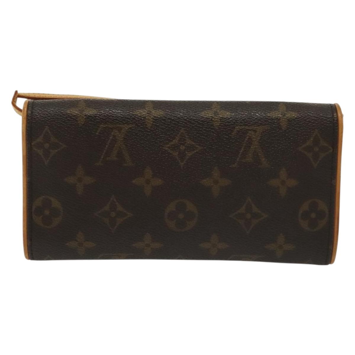 LOUIS VUITTON Monogram Pochette Twin PM Shoulder Bag M51854 LV Auth 139597