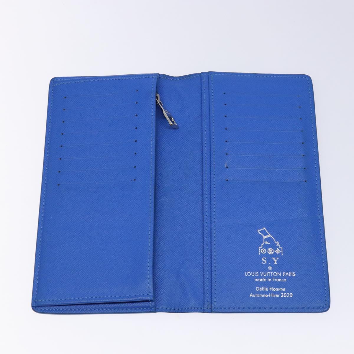 LOUIS VUITTON Monogram Clouds Portefeuille Braza Long Wallet M69680 Auth 139617